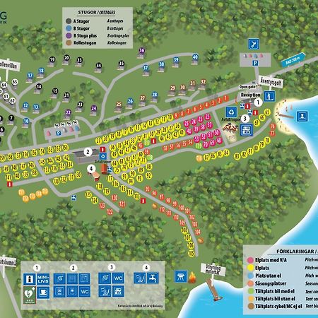 Kolleviks Camping Och Stugby Karlshamn (Blekinge) Exterior foto